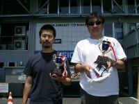 ＦＲクラス　左から　２位和田　誠選手　優勝丹羽　正志選手　