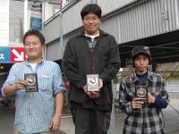 FFクラス：優勝　No.13　野末　竜史　ＷＨＩＲＬ　ＷＩＮＤ　インテグラ（中）　２位　No.14　西山隆章　にしちゃん＠ＴＳＣＣシティ（左）　３位　No.12　山﨑　邦弘　ＡＰＺＥＳＴマダオインテグラ