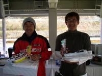 ４WDクラス優勝：武田　節生（左）　２位：酒井　博隆（右）