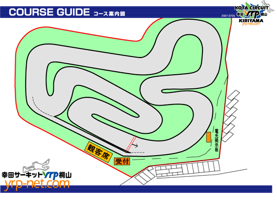 チャレンジカートパーク コース図