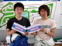 総合６位タイ：佐藤　俊輔　選手（左）　西濱　豊和　選手