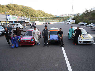 ２００９　幸田チャレンジカップ耐久レース　第５戦　トップ３車両