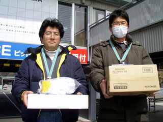 クラス３　（左から）村上　克哉選手　前田　好昭選手