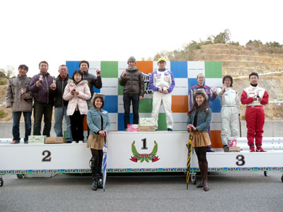 2012幸田レンタルカート耐久レース　入賞チーム4位~5位