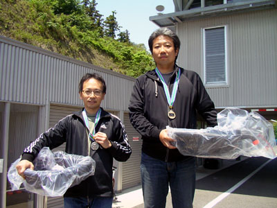 2012幸田サーキットアタック　第4戦<br>クラス２優勝：吉田　喜是　選手<br>2位：廣濱　佳和　選手