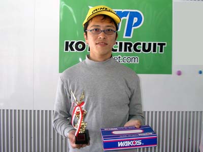 2012レンタルカートスプリントレース　第3戦<br>優勝:佐々木　貴之　選手