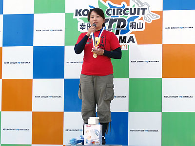 2012年JMRC中部ジムカーナ東海シリーズ　第6戦<br />Lクラス優勝：寺嶋　恵子　選手