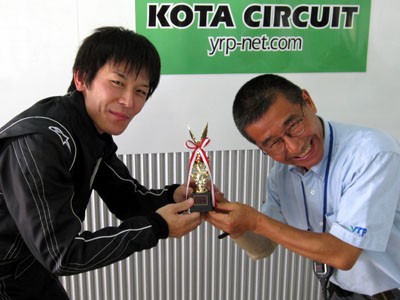 2012レンタルカートスプリントレース　第4戦<br />優勝：鈴木　重隆　選手