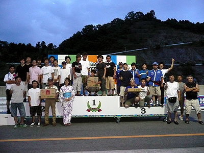 2012 KOTA GO-KART-24H(13+11)EVENT<br />スポーツカートクラス　4位~7位のみなさん