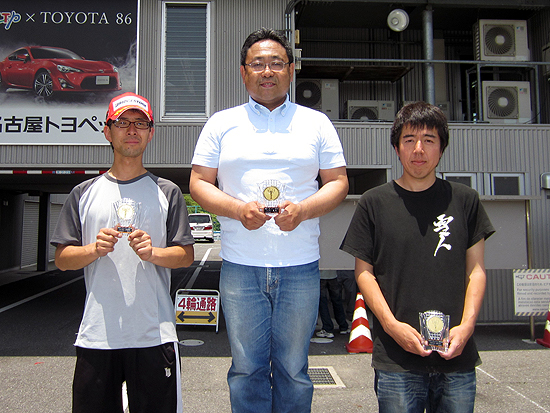 2014幸田サーキットアタック　第5戦　Aクラス１～３位のみなさん