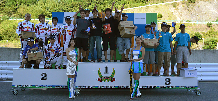 2014幸田GOカート24時間耐久イベント　スポーツカートTOP3のみなさん