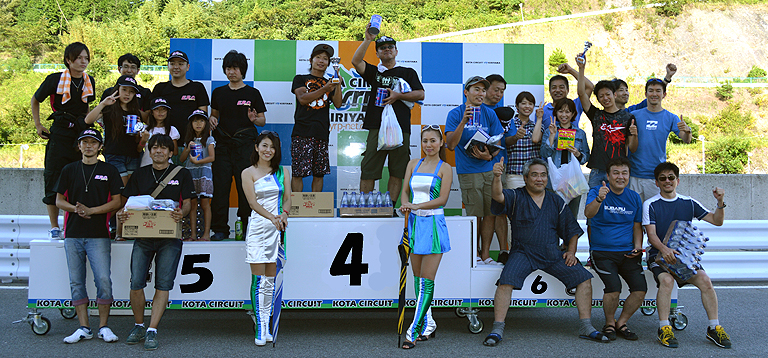 2014幸田GOカート24時間耐久イベント スポーツカートクラス　4～6位