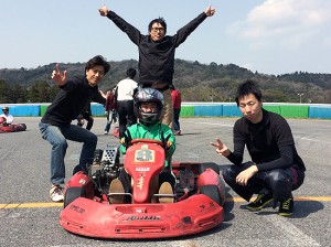 2015幸田レンタルカート耐久レース　第2戦　「TEAM K(カッパ)」のみなさん