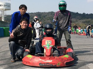 2015幸田レンタルカート耐久レース　第2戦　「チームA＠DEES技研」のみなさん