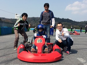 2015幸田レンタルカート耐久レース　第2戦　「TEAM K version2」のみなさん