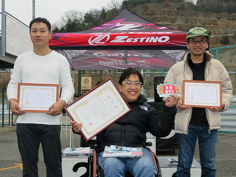 Zestinoカップ　幸田サーキットアタック　第１戦　Bクラス　表彰
